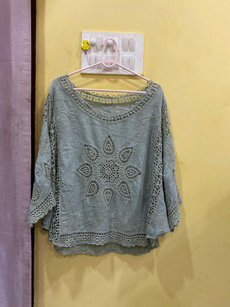 Crochet Detail Top
