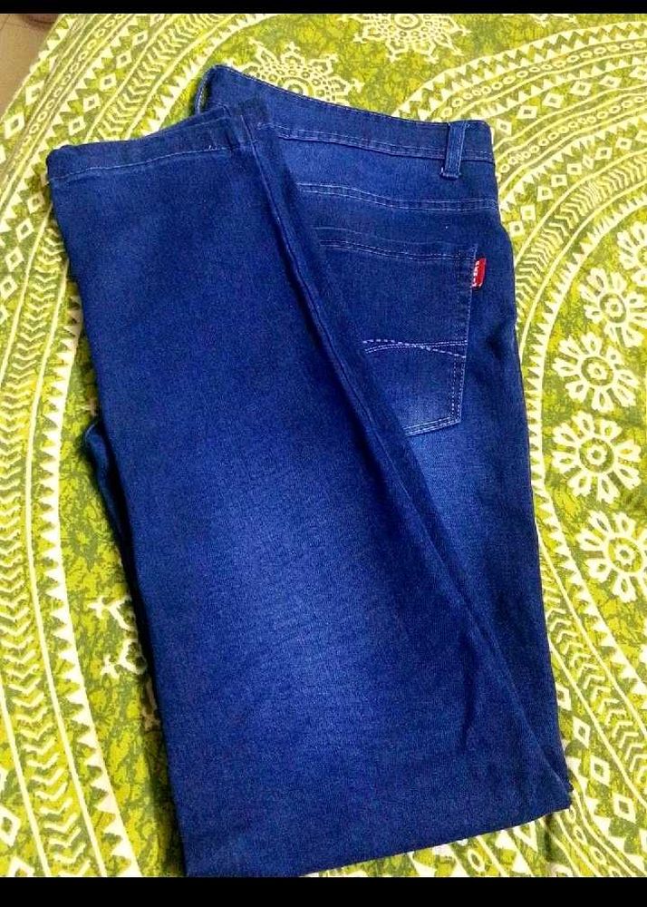 Dark Blue Denim Jeans