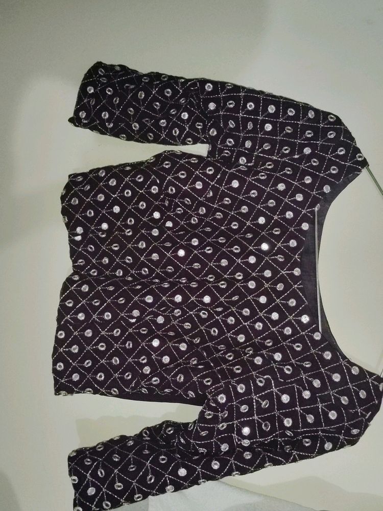 Purple Double Shaded Lehnge