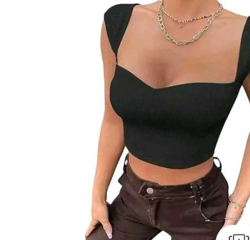 Sweetheart Black Top
