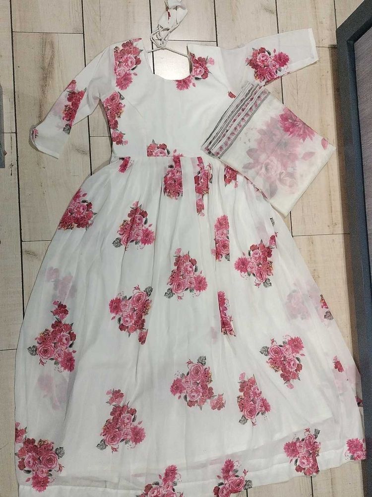 Floral Long Frock