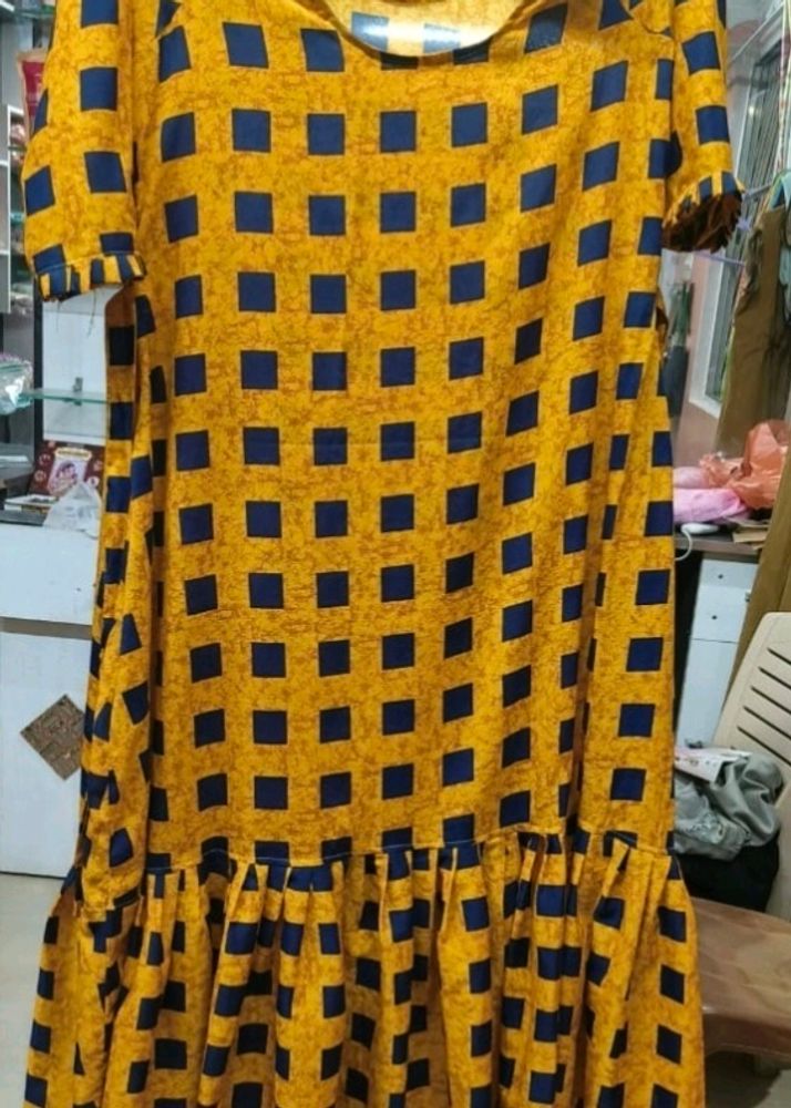 Readymade Yellow Gown Xxl