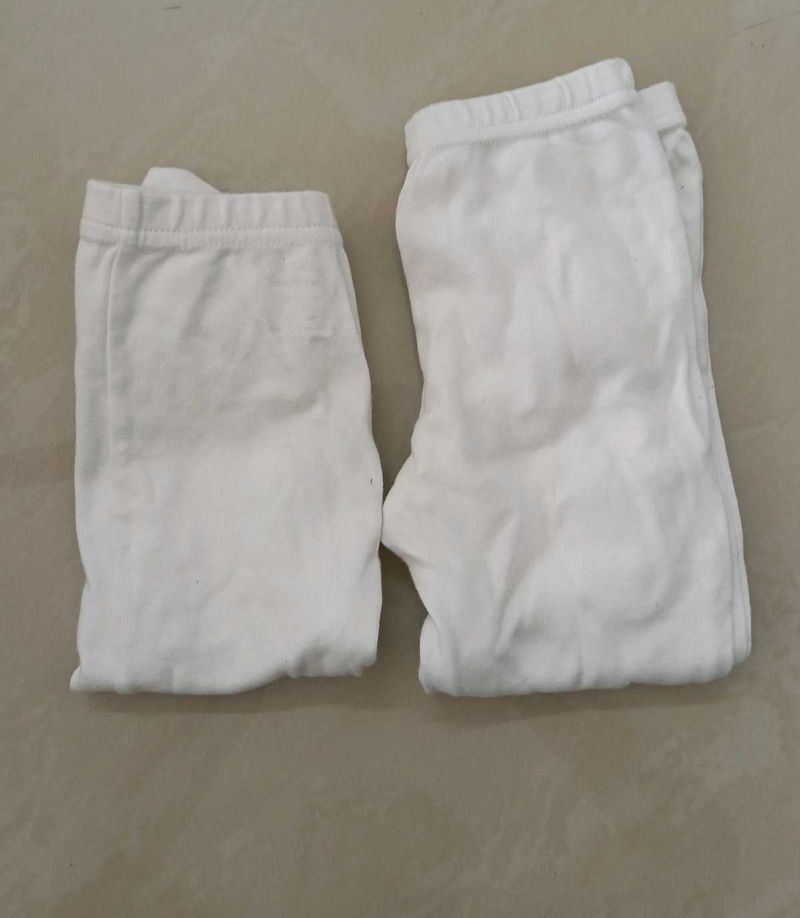 Set Of Two Full Length Bootie Leggings