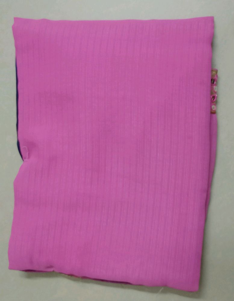 New lace boarder fancy saree with blouse