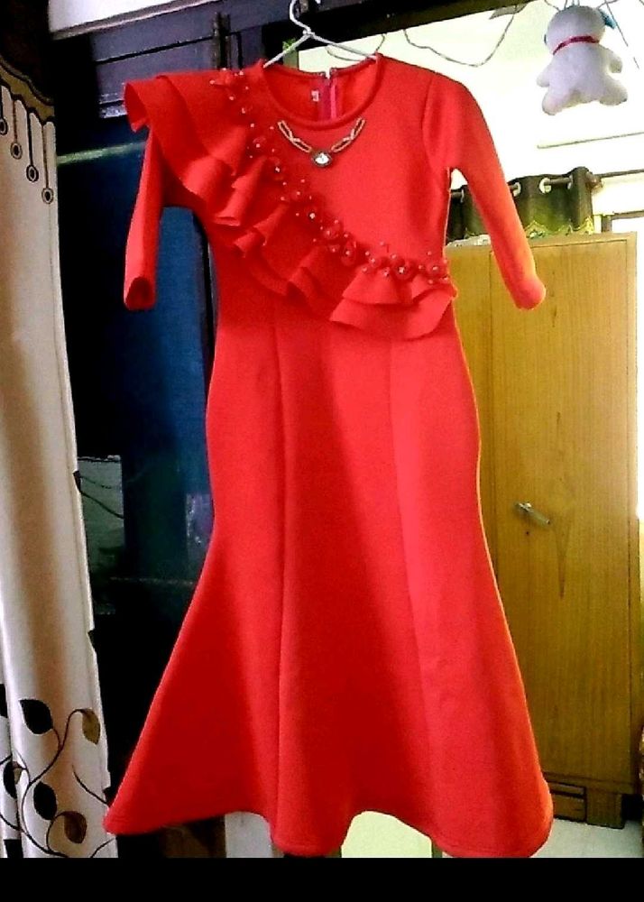 Party Dress For Girls 6-9 Age Group