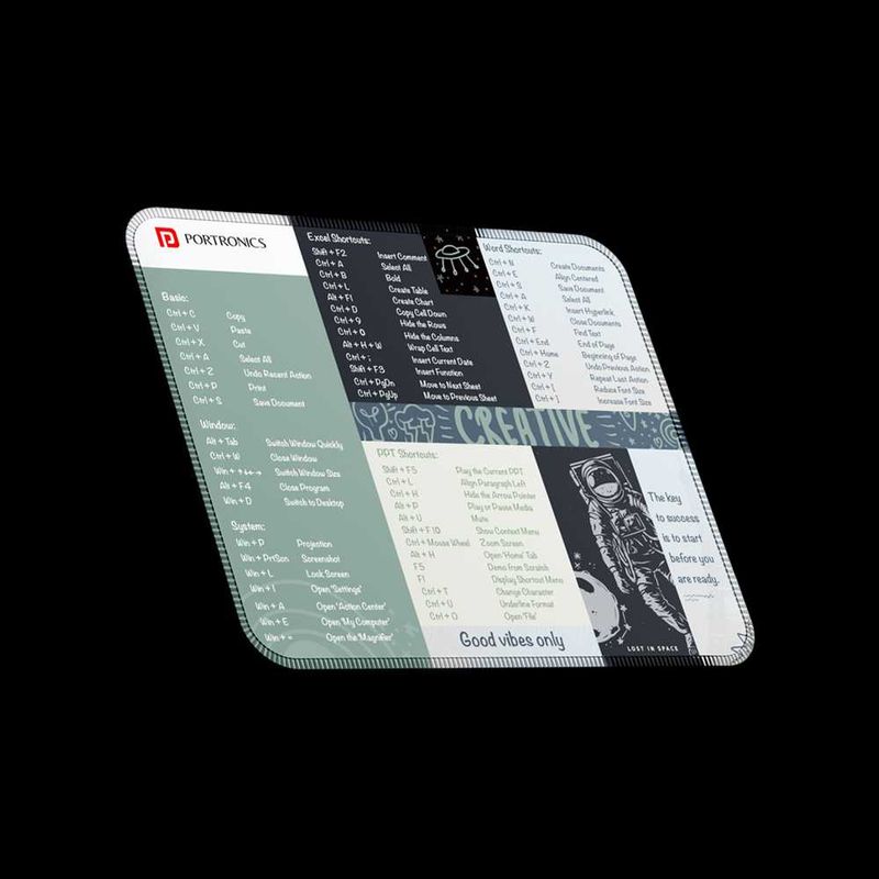Portronics Mouse Pad With Shortcuts Keys