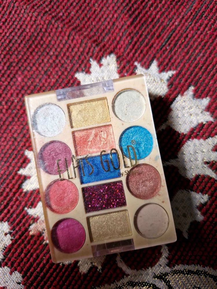 Elpis Gold Eyeshadow, Highlighter And Blush Combo