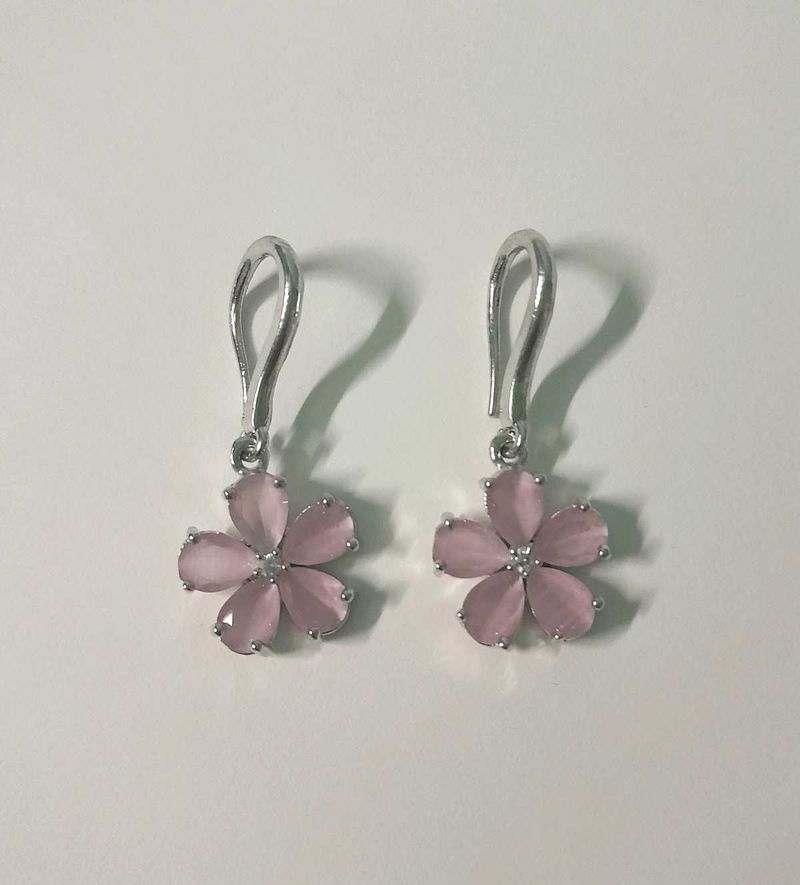 sliver earing Cute Flower Earrings