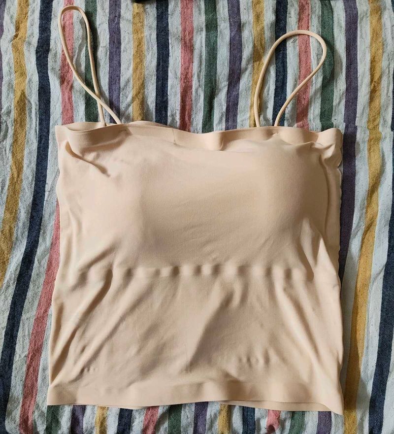 Comfy Beige Crop Top