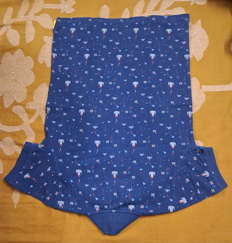 Blue Patterned T-Shirt