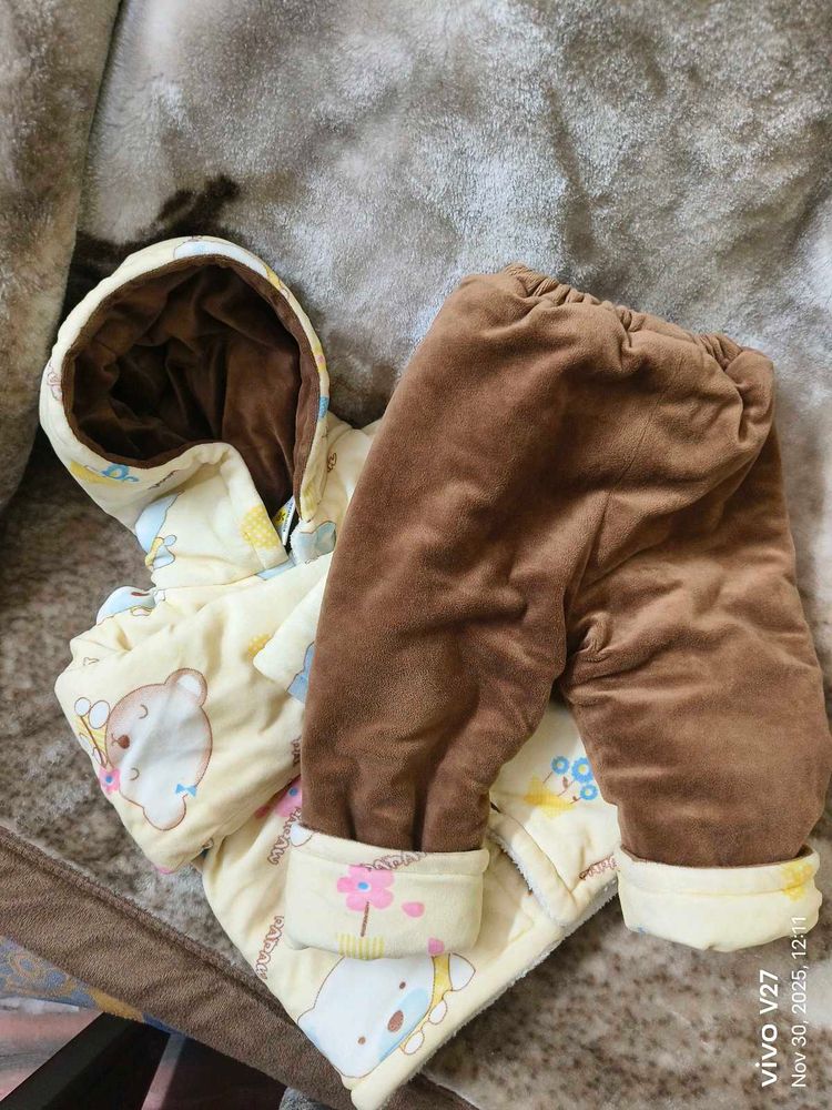 Cute Baby winter Outfit Set