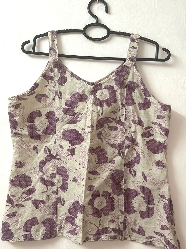 Floral Print Tank Top