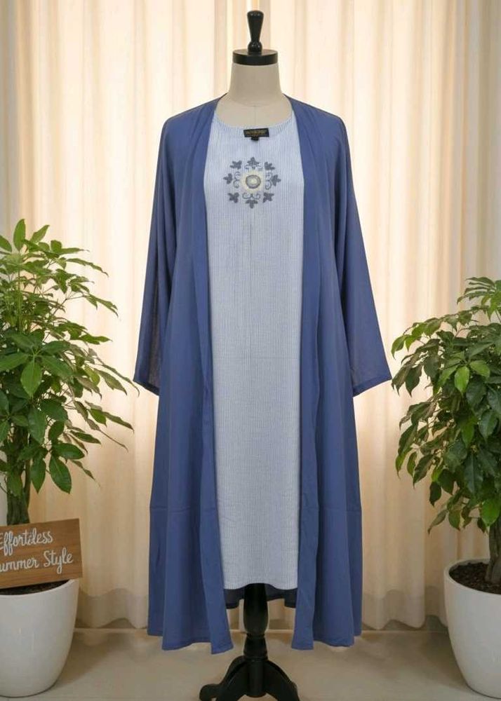 kurta with overcoat(L)