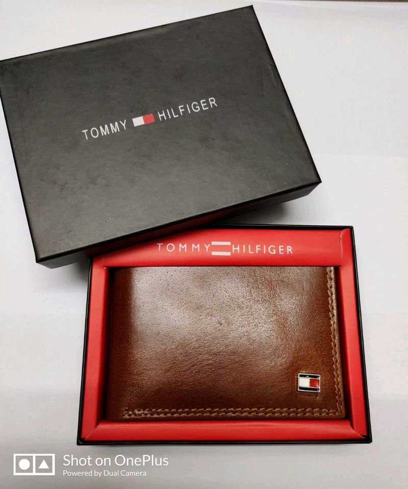 Tommy Hilfiger Brown Leather Wallet