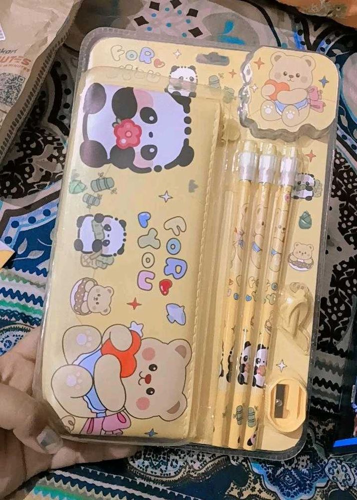 very cute panda stationary
