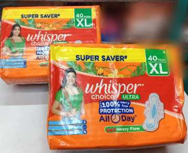 Whisper Choice Ultra XL (40 Pads) Set of 2