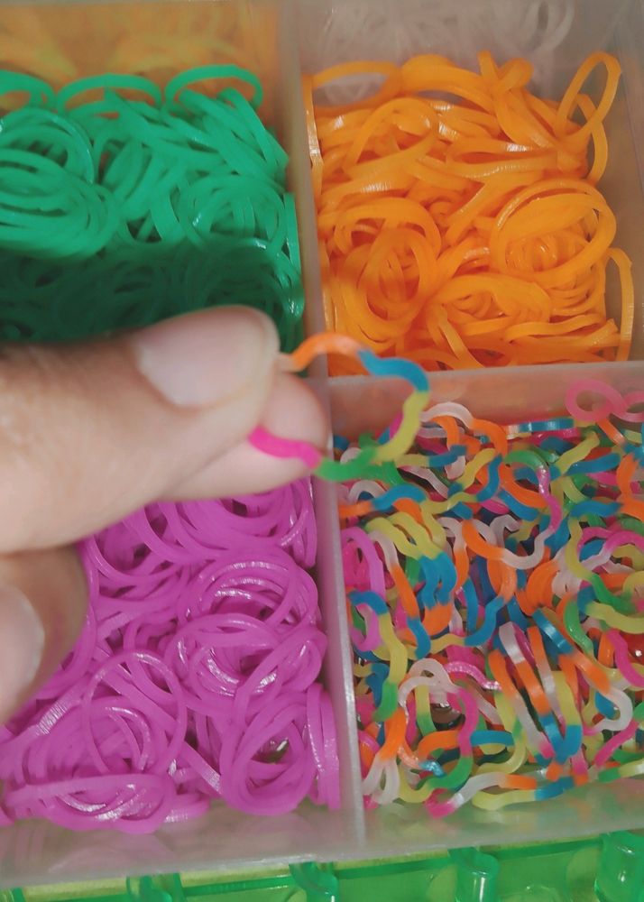 Loom Bands Kit - Rainbow Colors