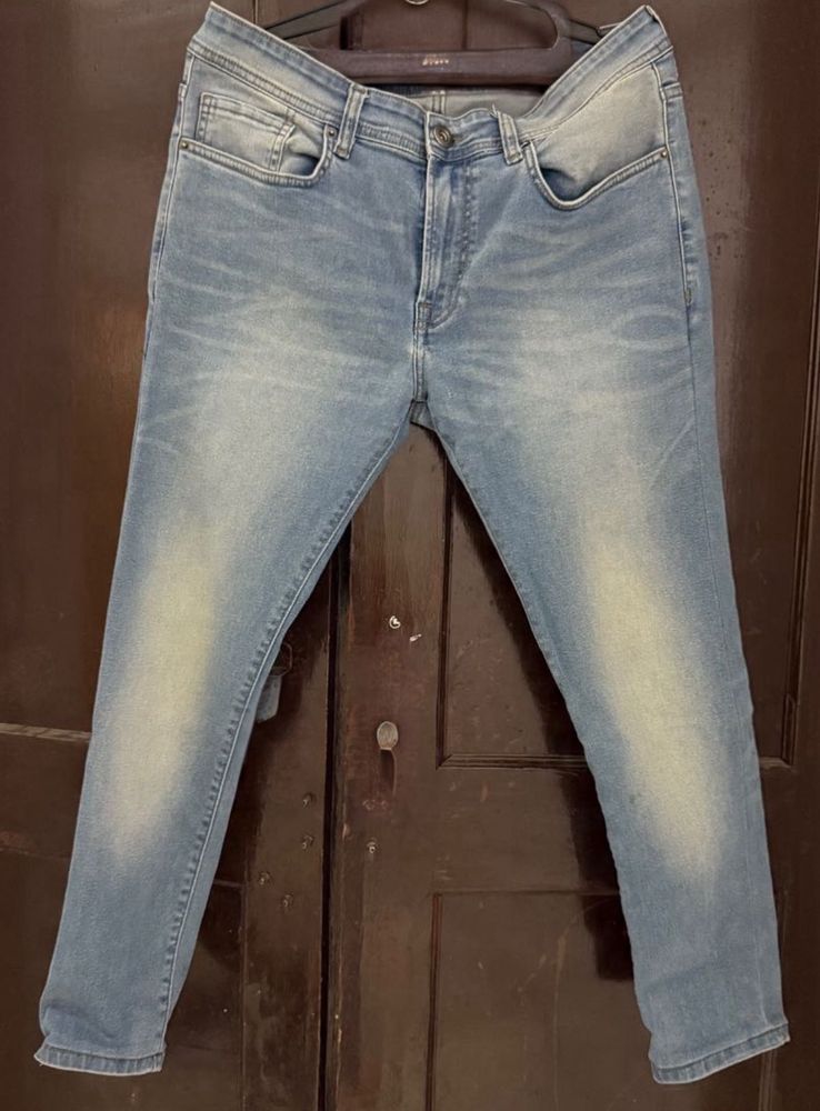 Light Wash Denim Jeans