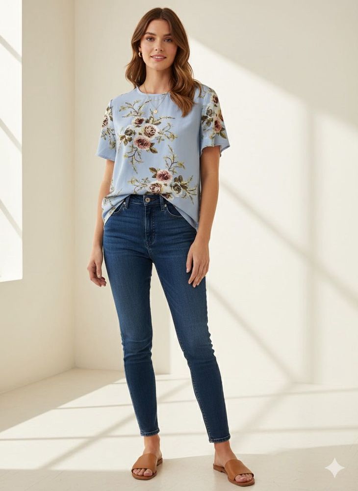 Floral Print Top