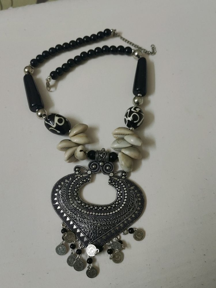 Oxidised Boho Necklace