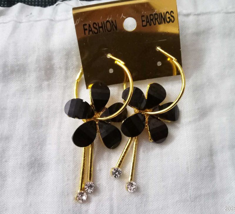 Floral Drop Earrings
