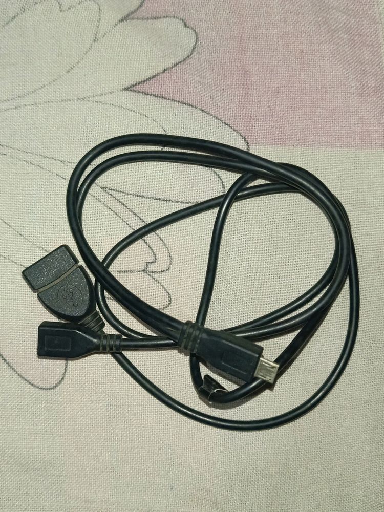 Usb + Chargering Type A Cable