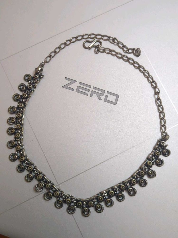 Stylish oxidised necklace
