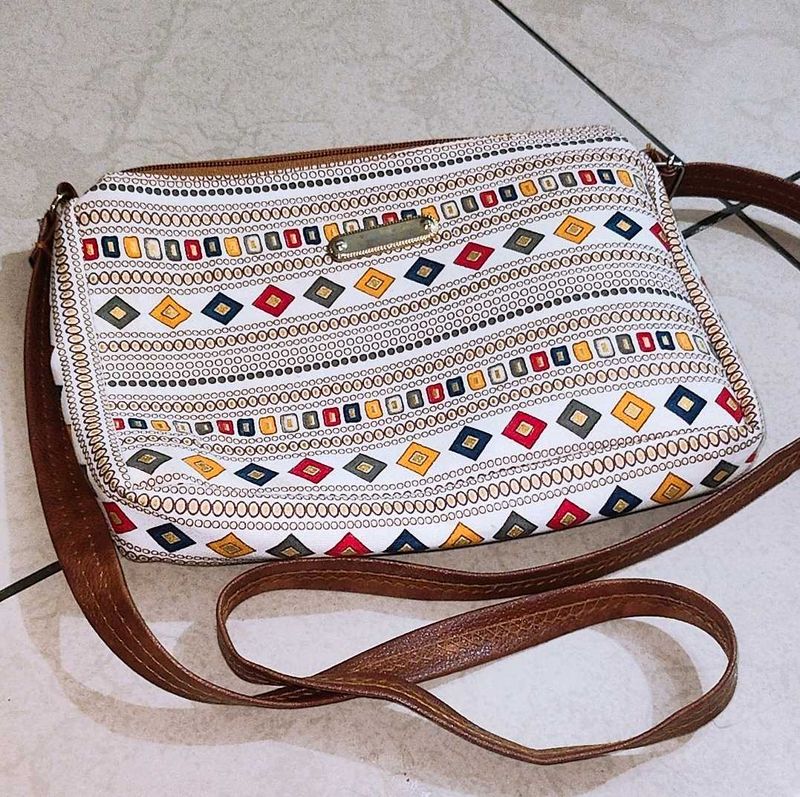 Patterned Crossbody Bag
