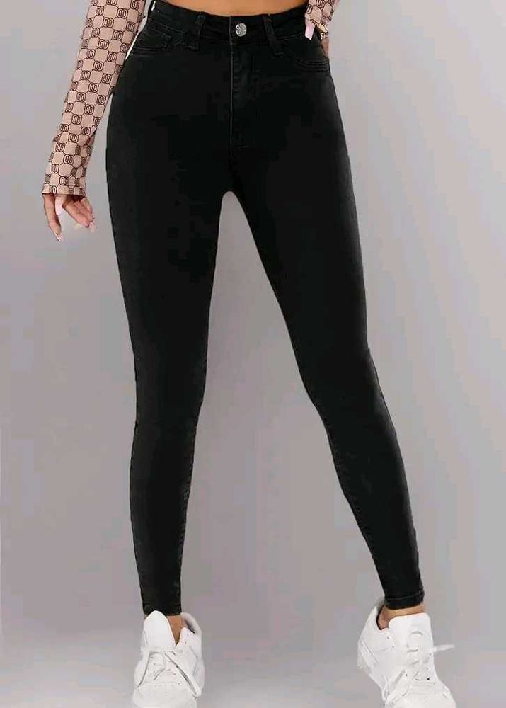 Black Denim Skinny Jeans