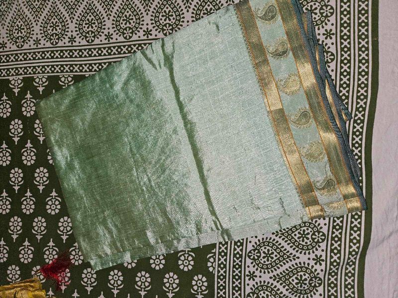 Elegant Green Saree