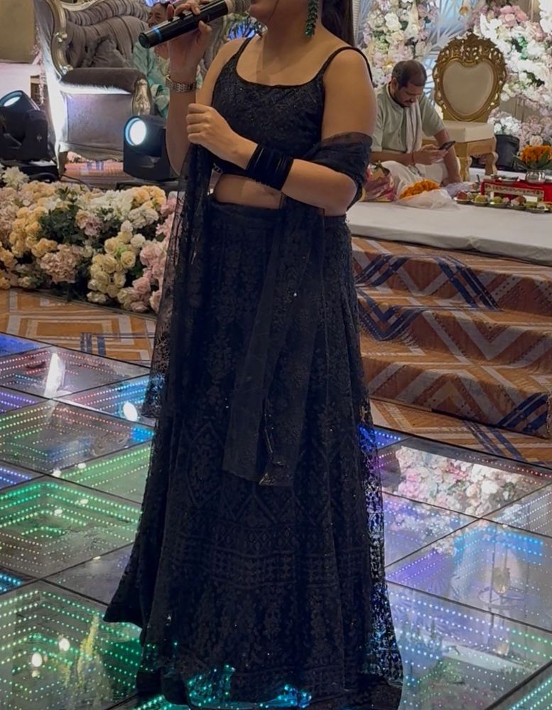 Black Embellished Lehenga Choli