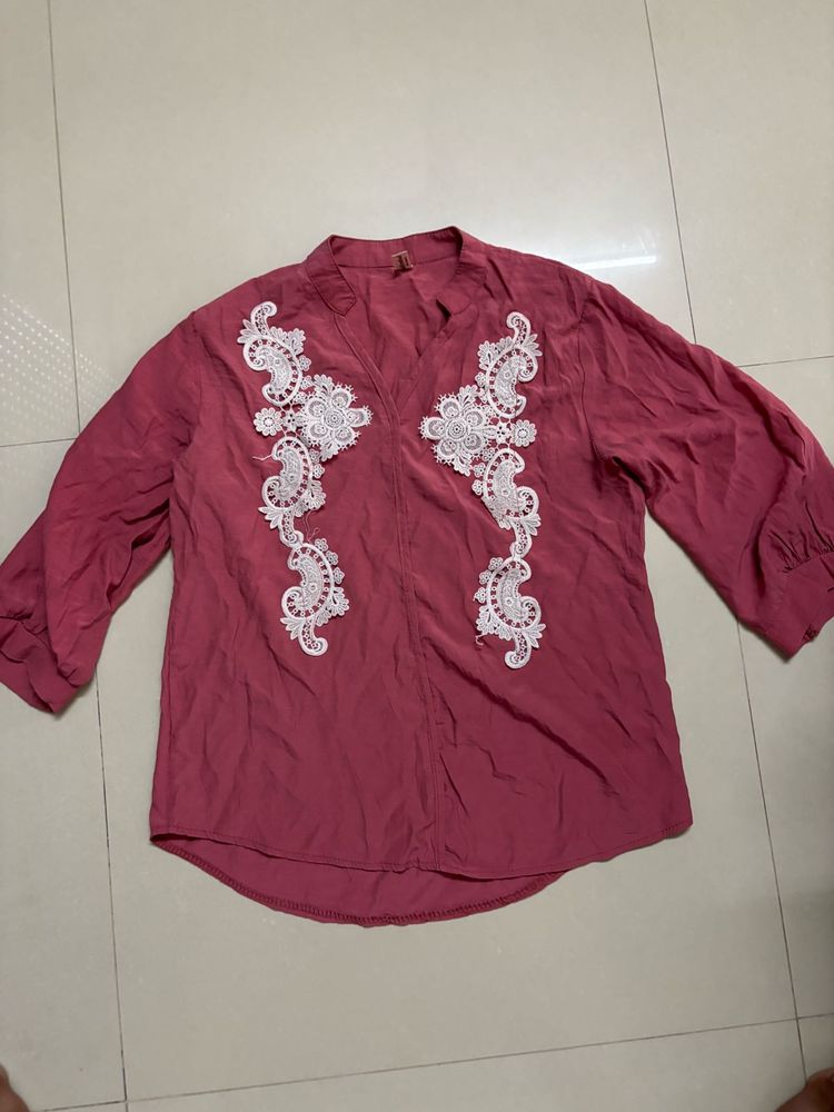 Pink Daily Wear Top