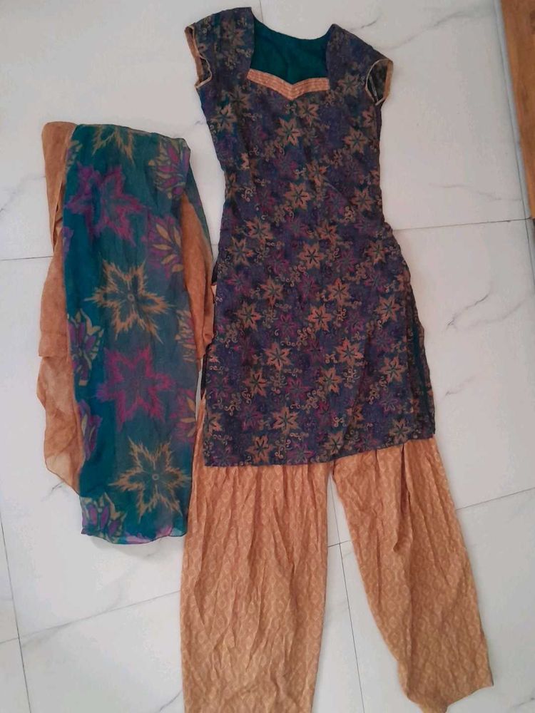 Salwar Suit Full Set With Dupatta