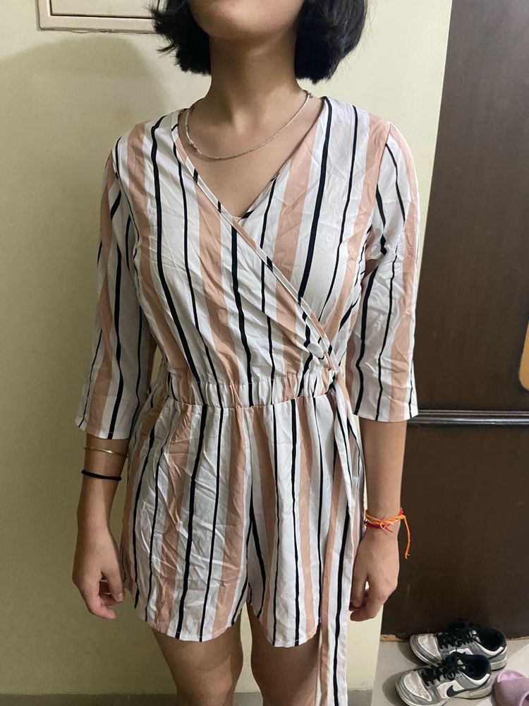 Striped Romper