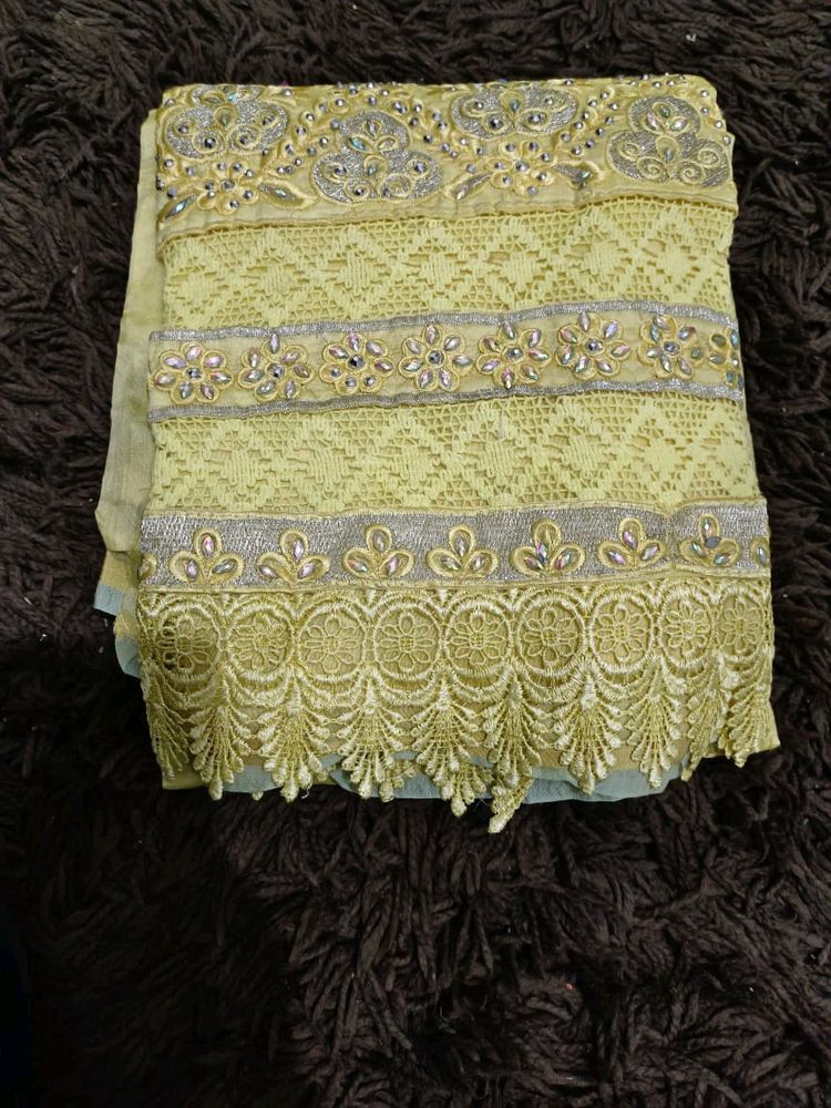 yellow suit material