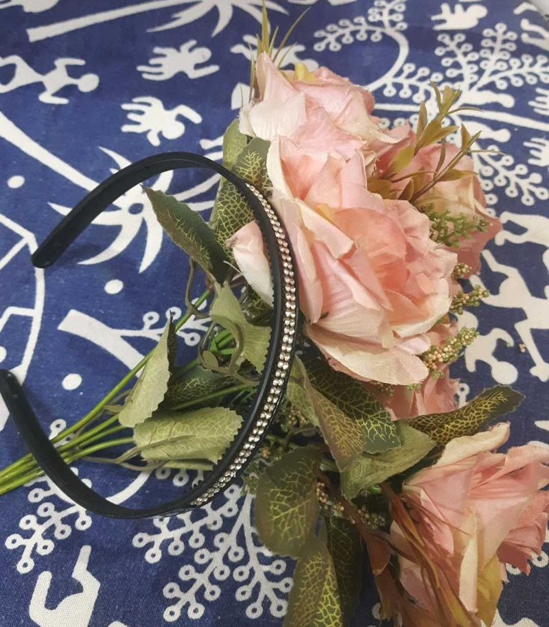Combo: Rhinestone &amp; Pearl Headband
