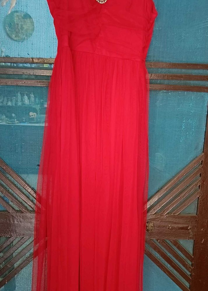 Red Dress For Prewedding