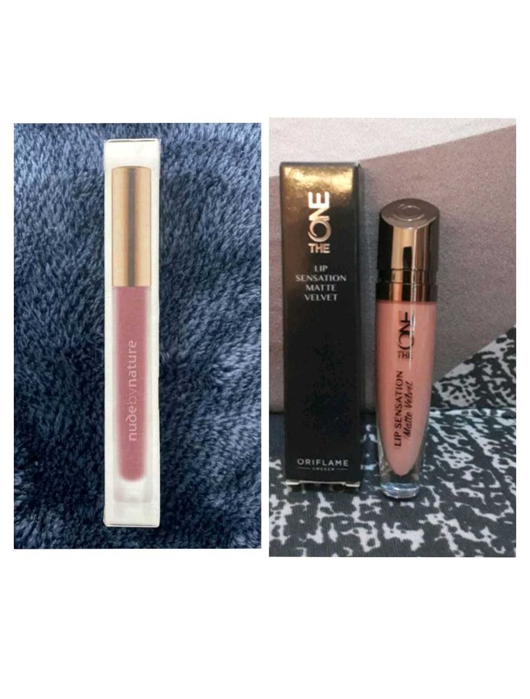 Combo Of 2shades Nude by Nature &amp; Oriflame Lipstic