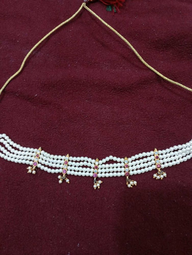Pearl and Stone Matha Patti