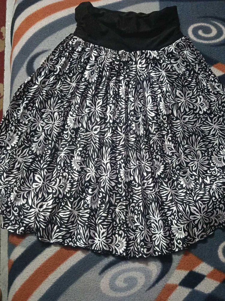 Floral Print Skirt