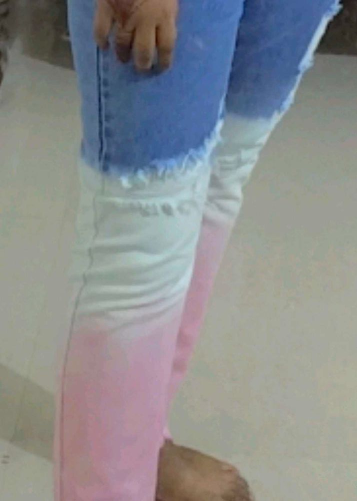 Ripped Ombre Jeans