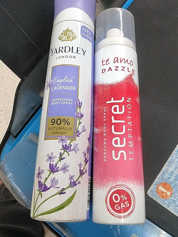Yardley &amp; Secret Temptation Deos