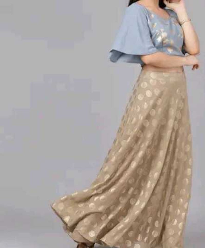 Aks CoutureFloralPrint Lehenga Choli Set Dupatta