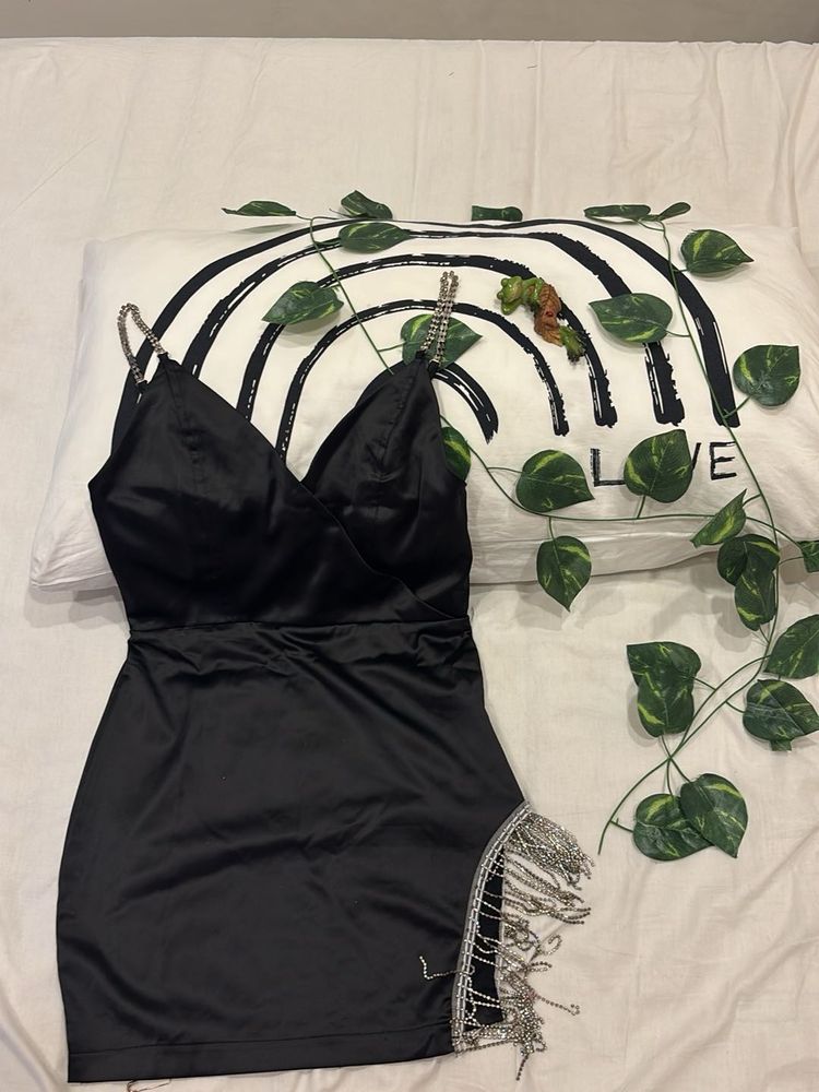 Slinky Black Party Dress