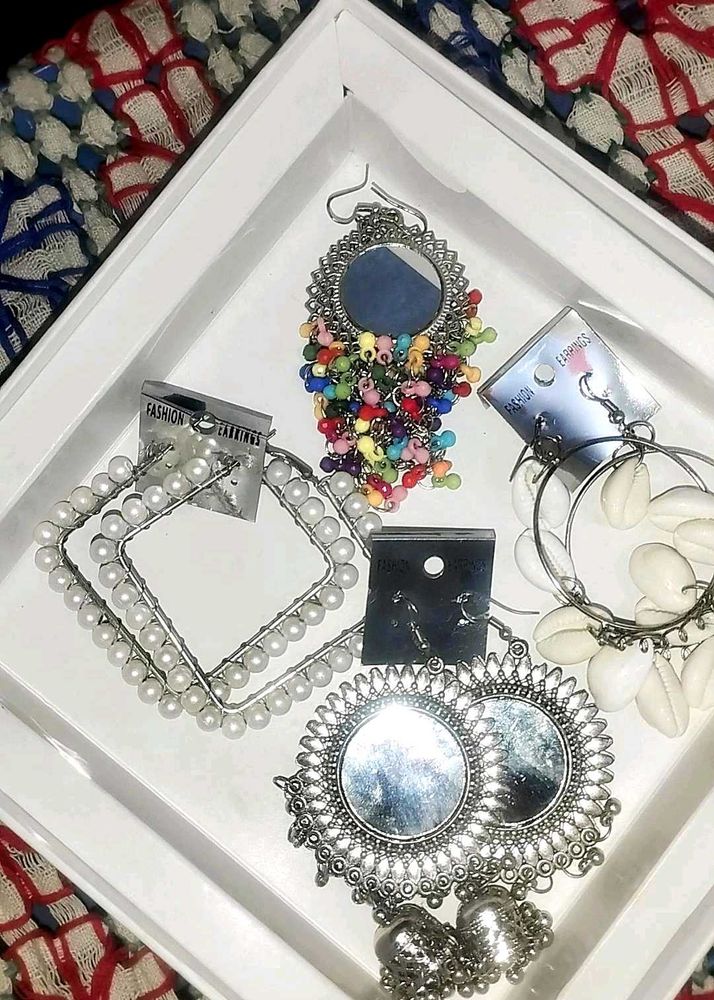 Earring Bundle - Statement Pieces 4 Pair