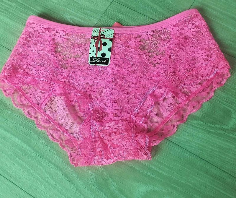 Pink Lace Panties