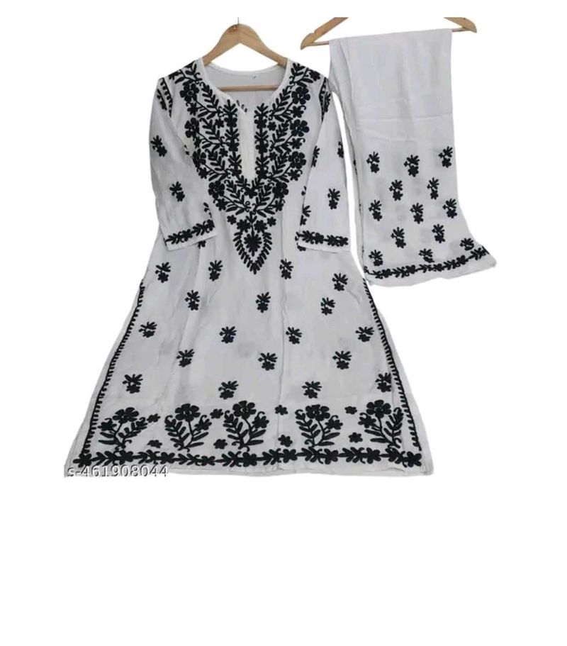 Elegant Embroidered Kurta Set