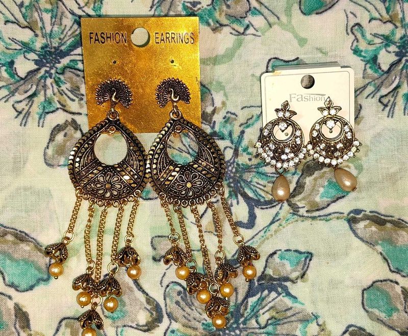 Gold Jhumka Combo Offer 😍