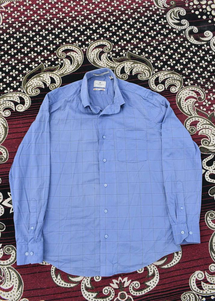 Blackberry Checked Blue Shirt