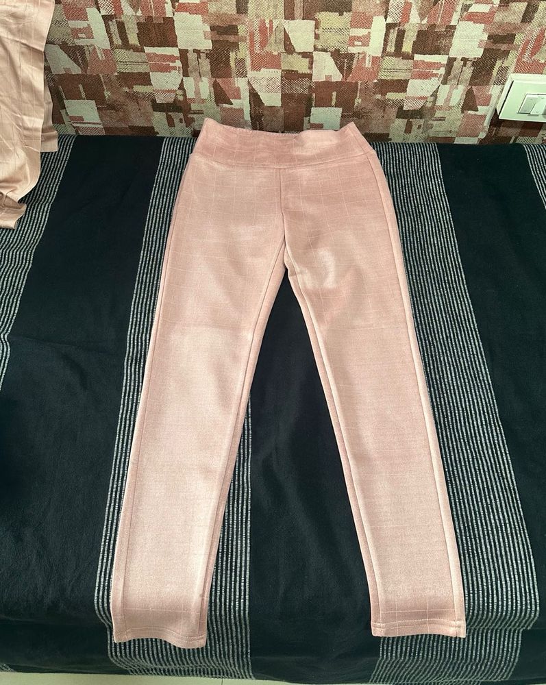 Pink Velvet Pants